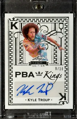 2023 Leaf PBA Trading Card Kyle Troup PBA Kings 9/10 SSP RARE
