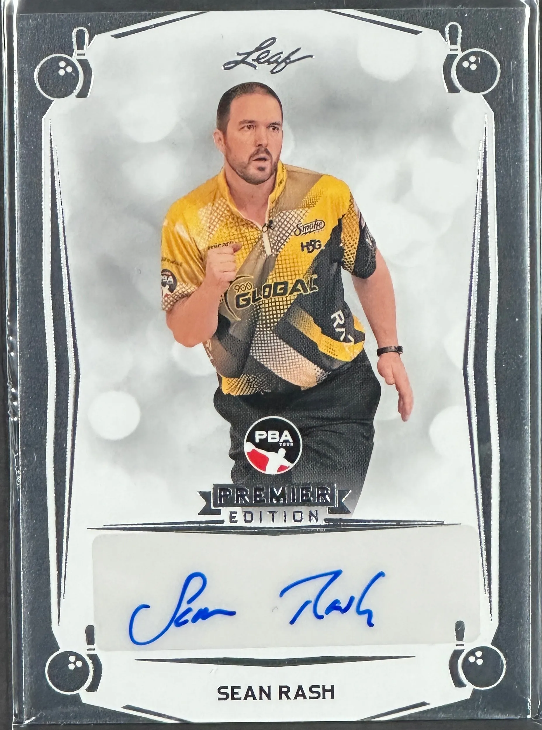 2023 Leaf PBA Trading Card Sean Rash Auto