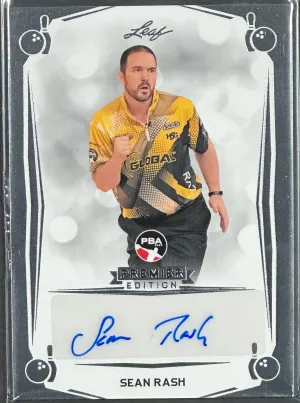 2023 Leaf PBA Trading Card Sean Rash Auto