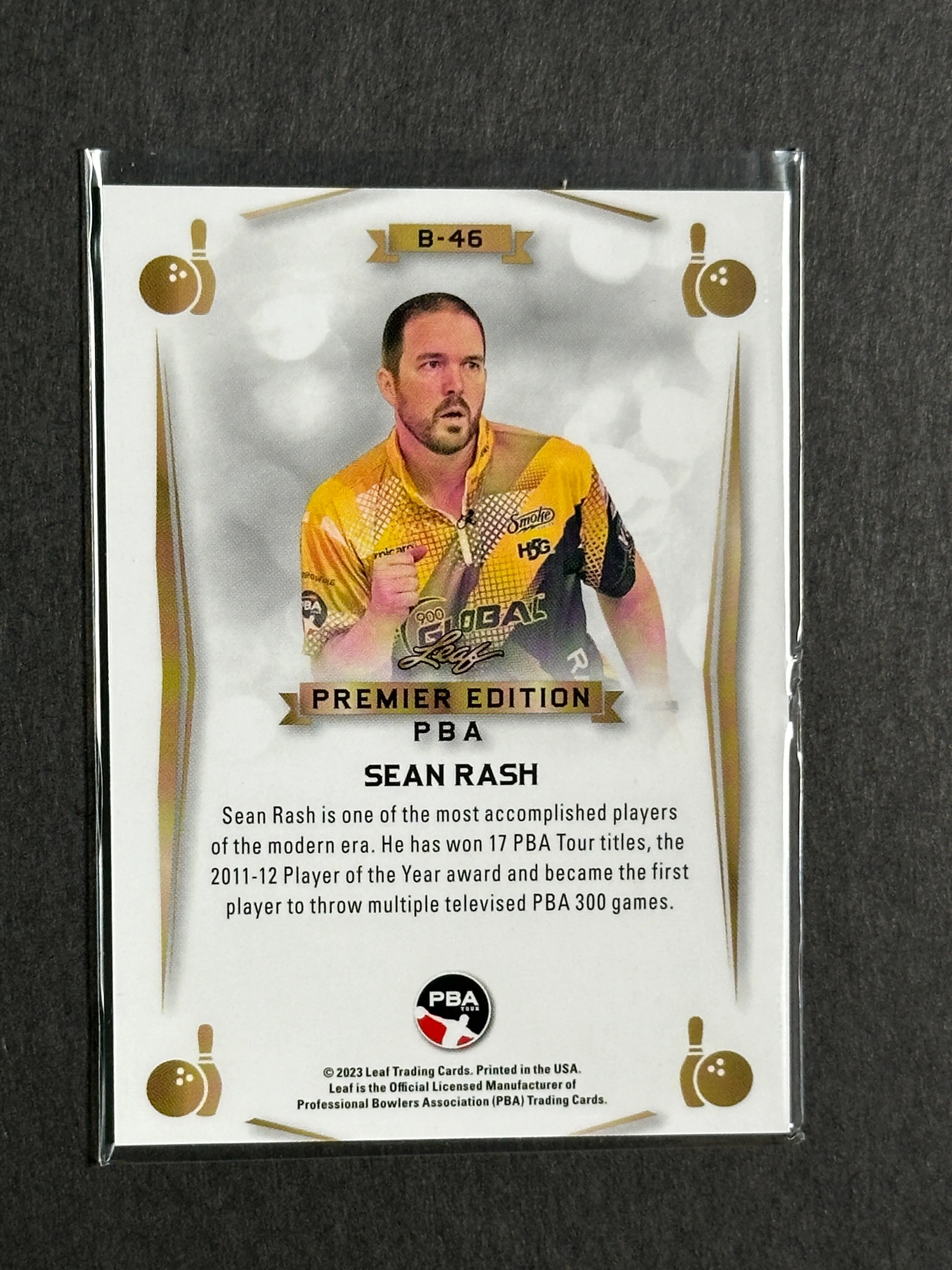 2023 Leaf PBA Trading Card Sean Rash
