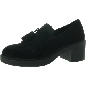 Aerosoles Womens Gibes Suede Fringe Loafers