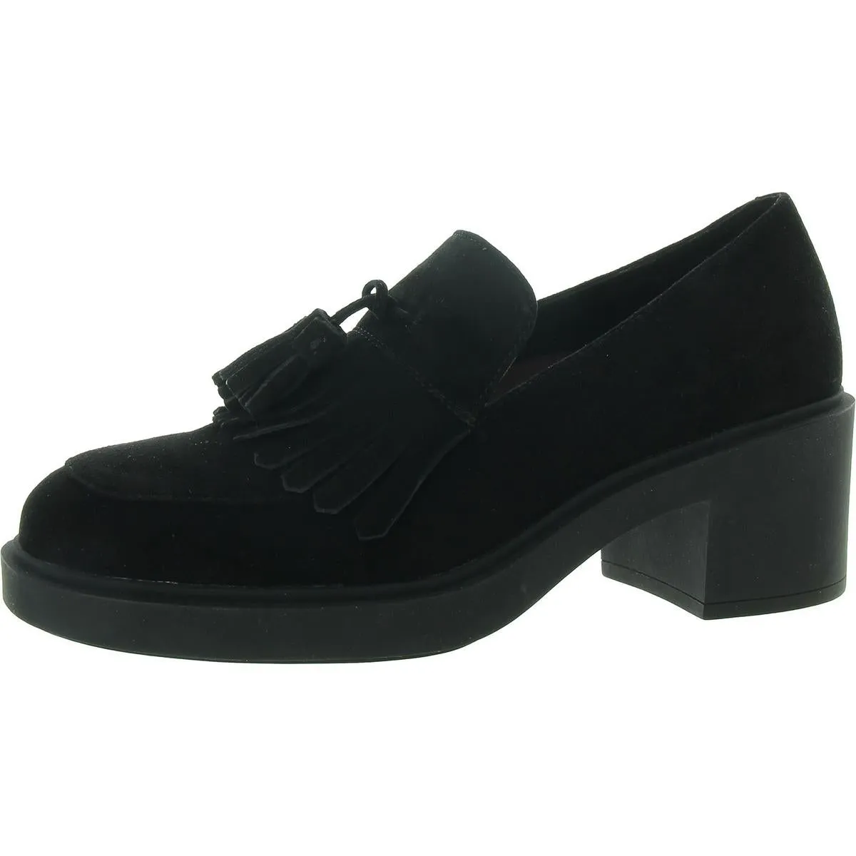 Aerosoles Womens Gibes Suede Fringe Loafers