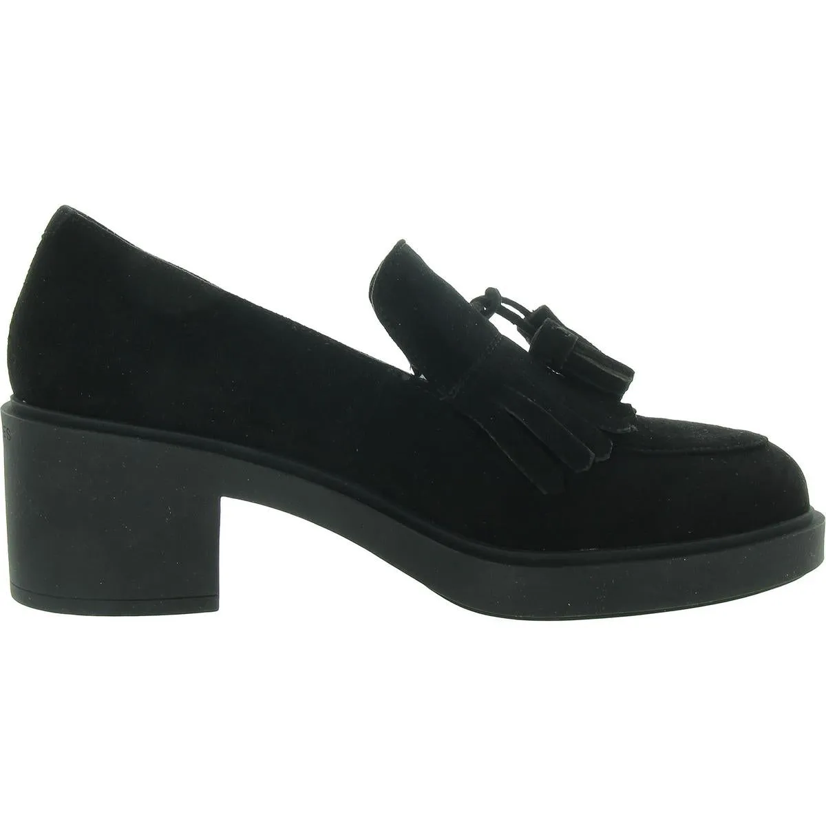 Aerosoles Womens Gibes Suede Fringe Loafers