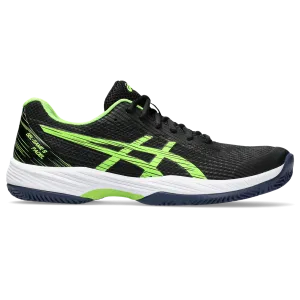 Asics Men's Gel Game 9 Padel Shoes Black Electric Lime
