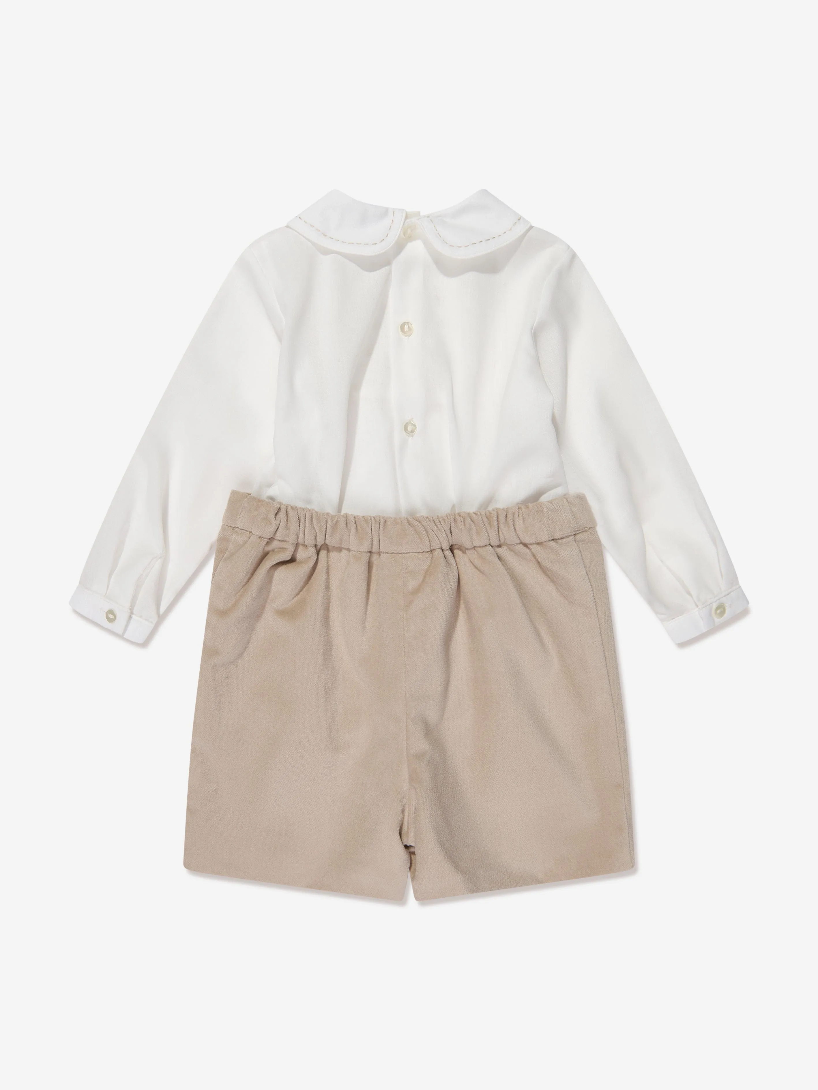 Baby Boys 2 Piece Set in Beige