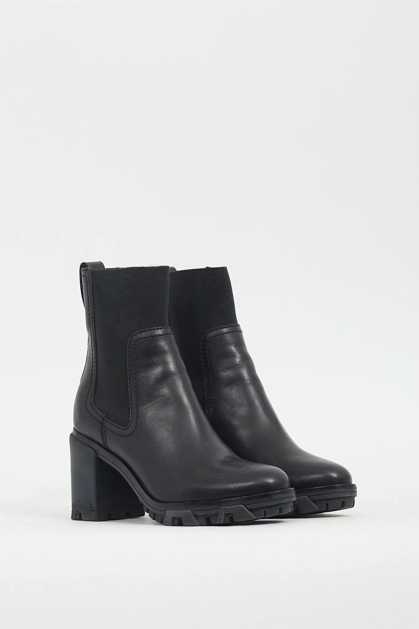 Black Leather Shiloh Chelsea Boot