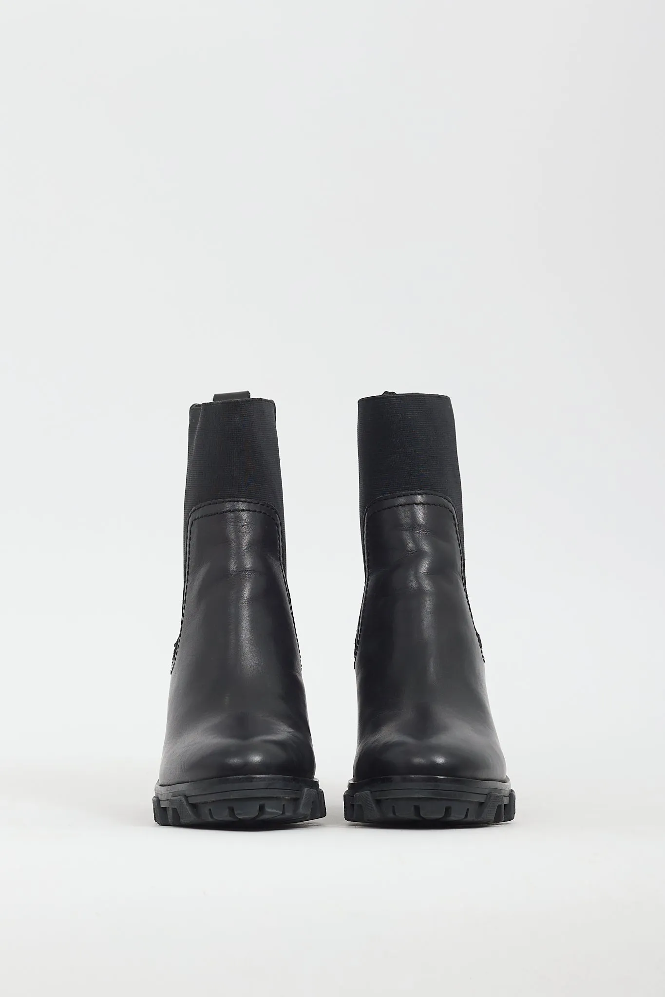 Black Leather Shiloh Chelsea Boot