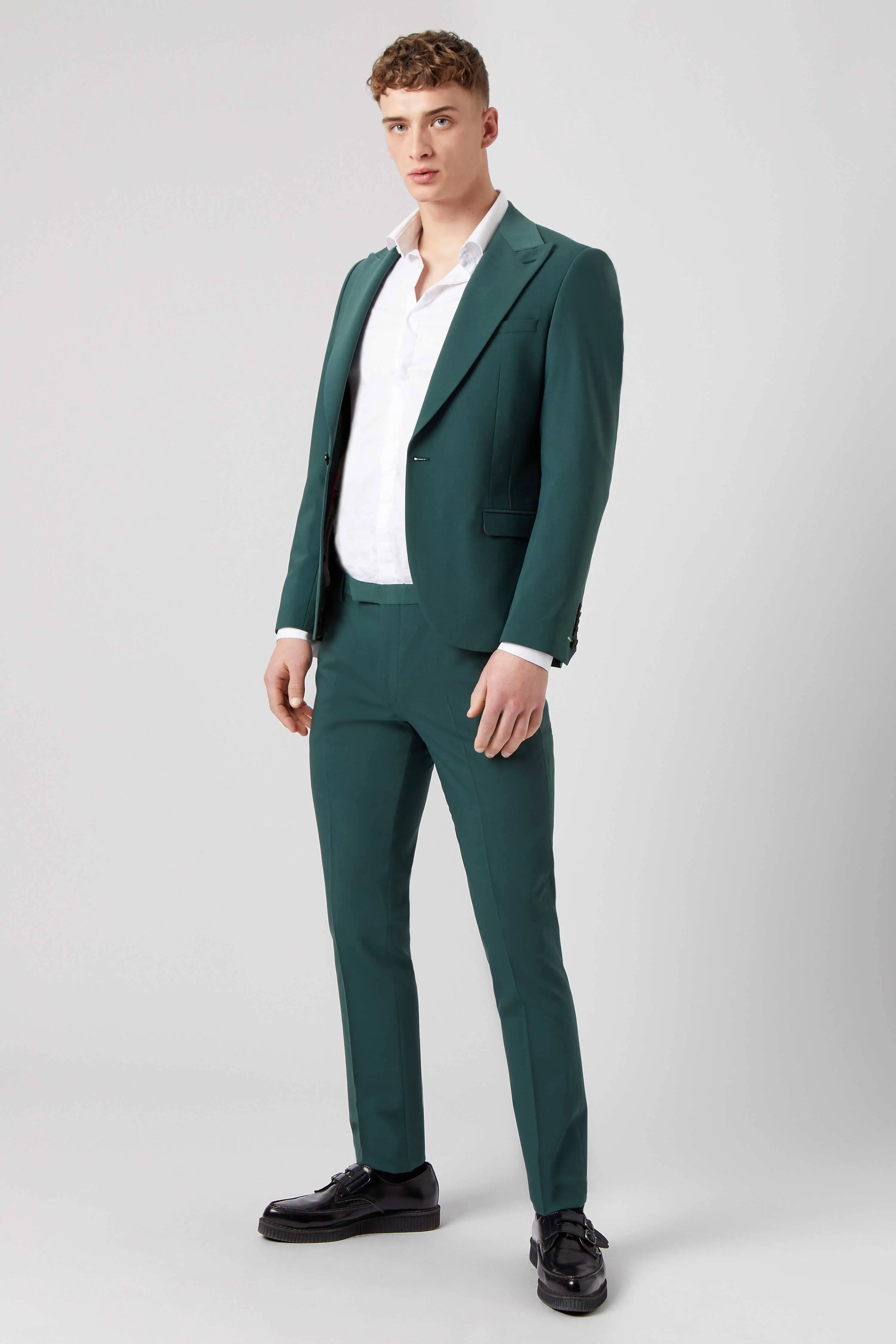 Buscot Slim Fit Forest Green Jacket