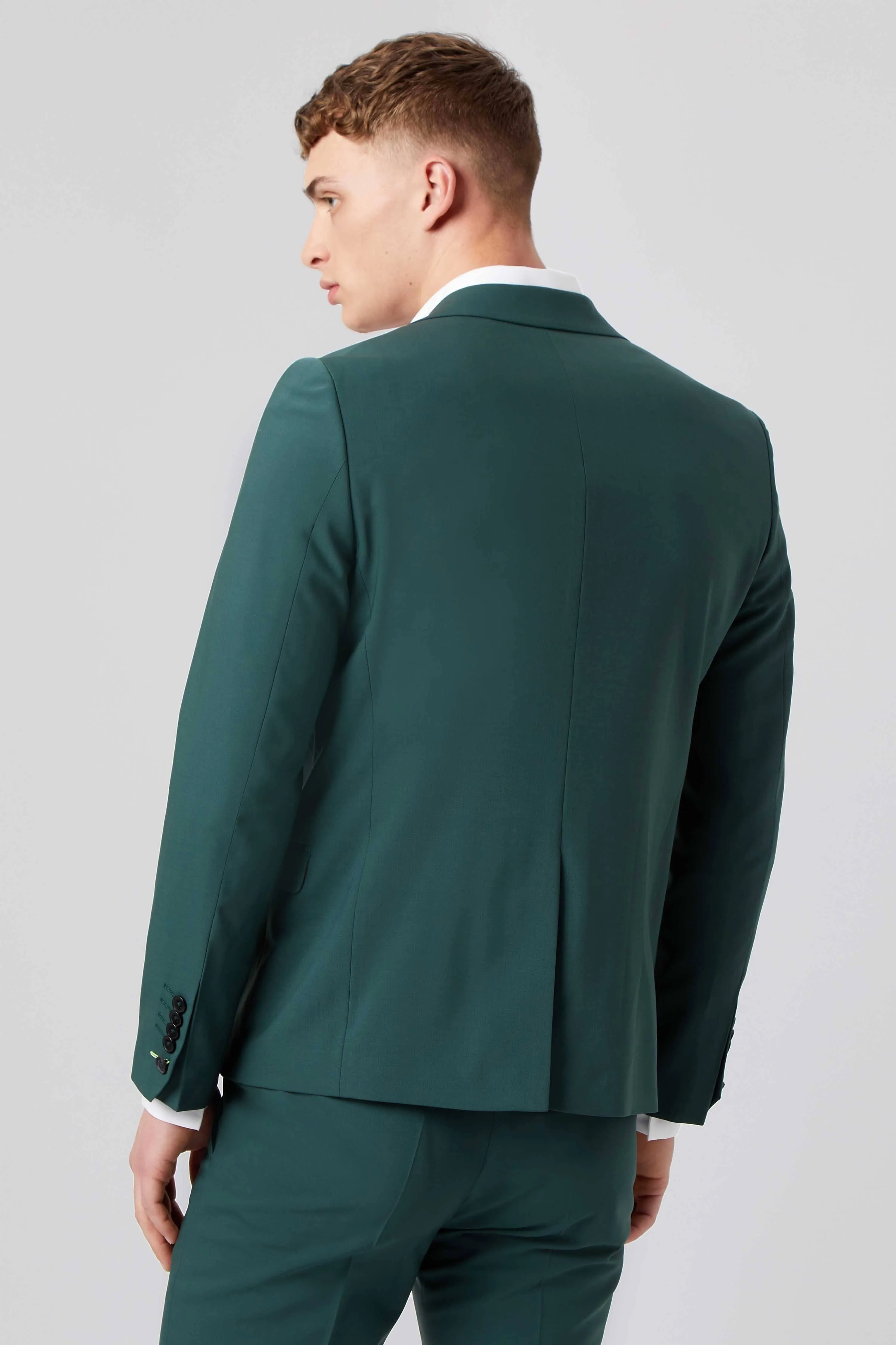 Buscot Slim Fit Forest Green Jacket