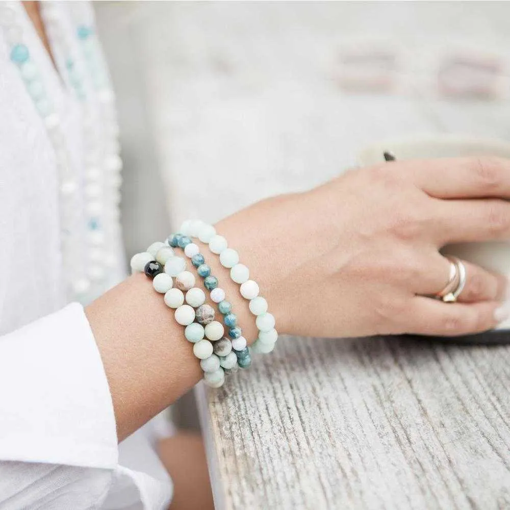 Custom Made Gemstone Bracelet (Wrist Mala) by Tati