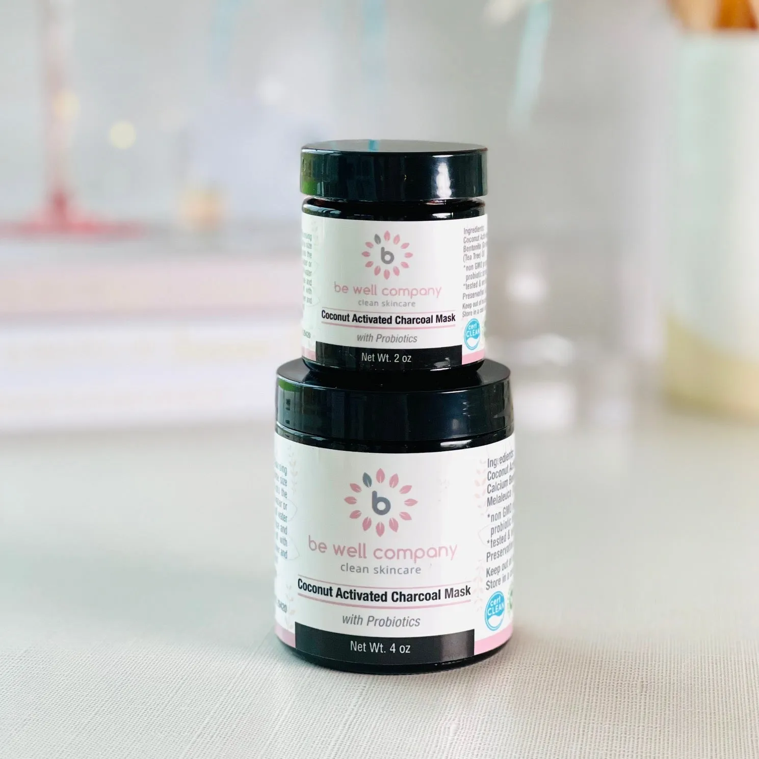 Detox Masks with Probiotics - Coconut Activated Charcoal
