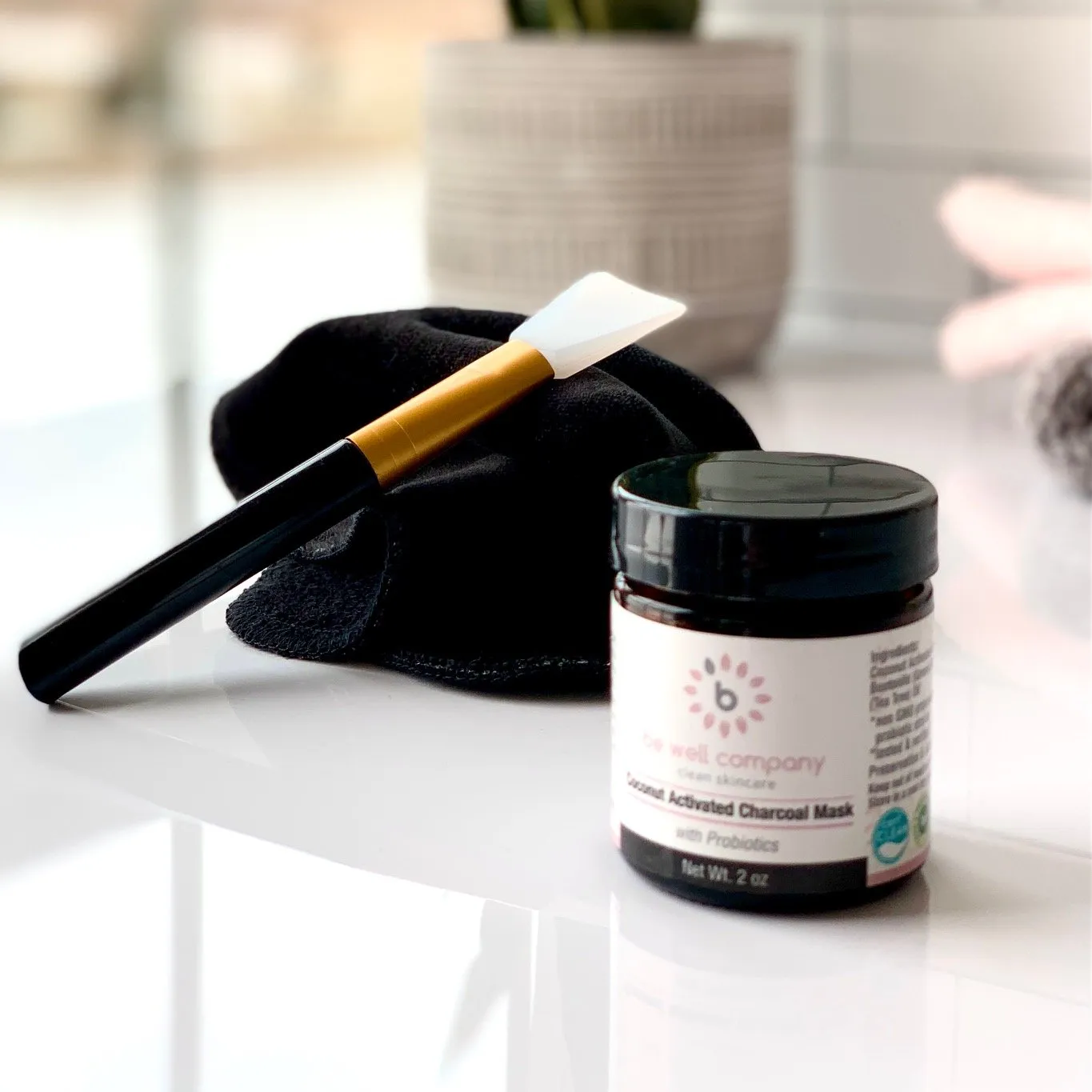 Detox Masks with Probiotics - Coconut Activated Charcoal
