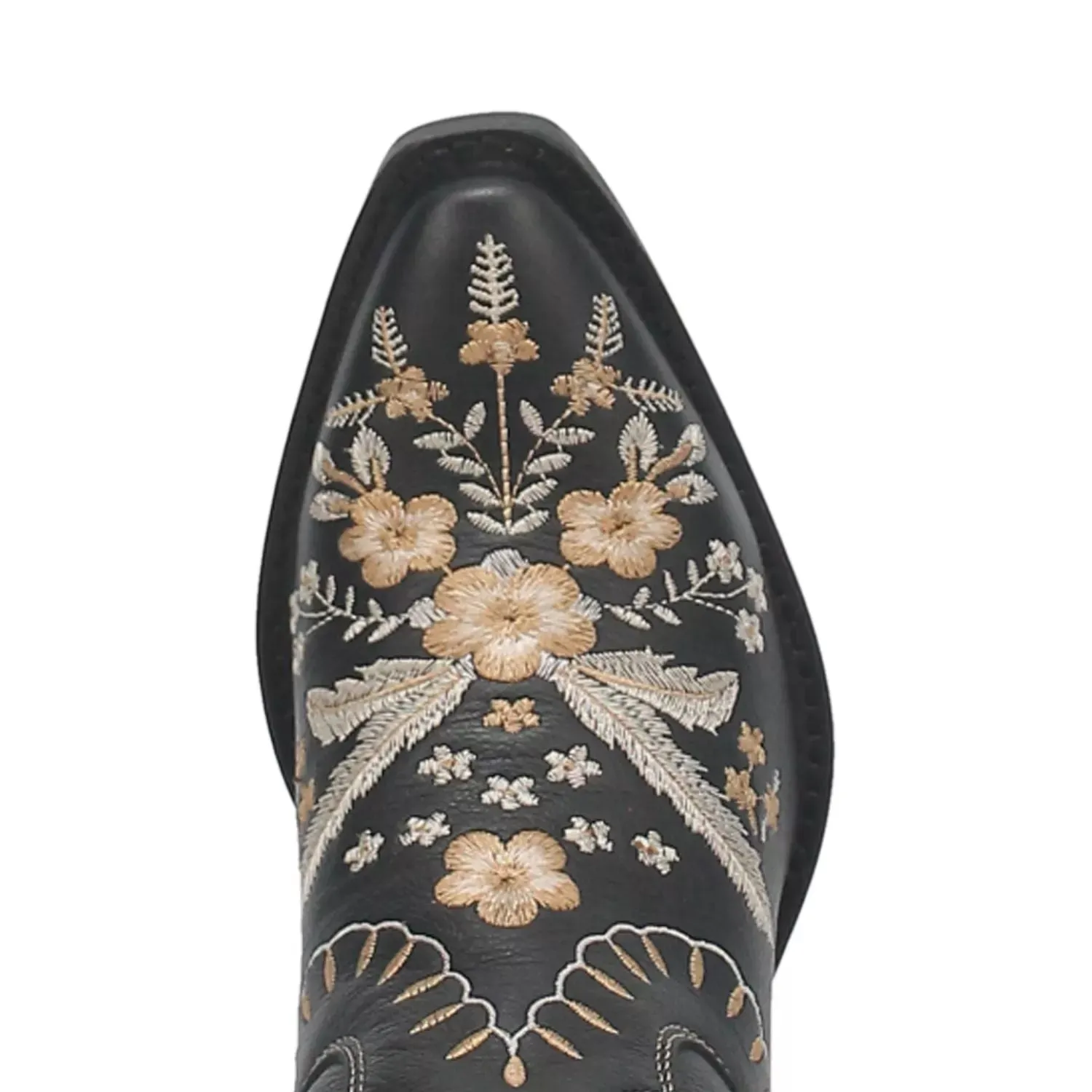 Dingo Primrose Dingo Women's Leather Western Boots, Black