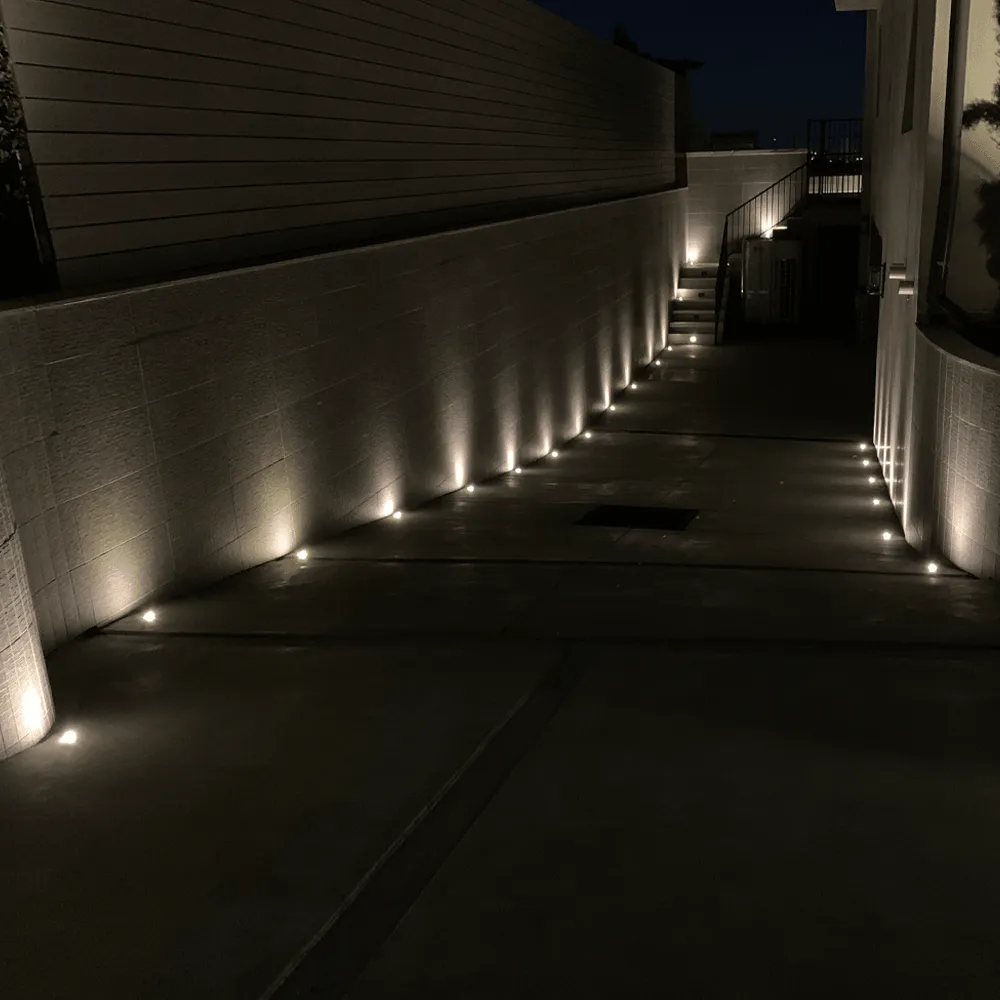 DM52 3W COB LED Low Voltage Ground Landscape Well Lights Waterproof Fixture