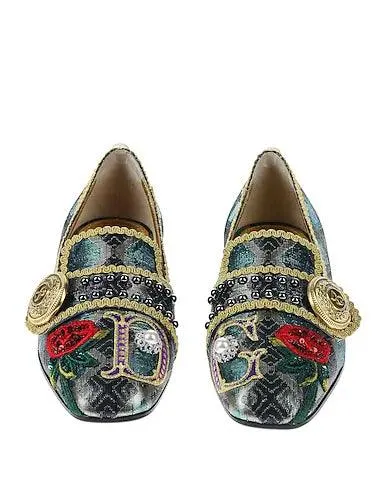 Dolce & Gabbana Brocade Tassel Loafers
