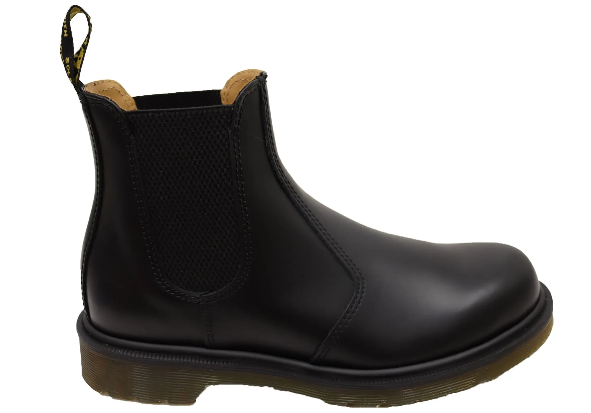 Dr Martens 2976 Black Smooth Unisex Leather Chelsea Boots