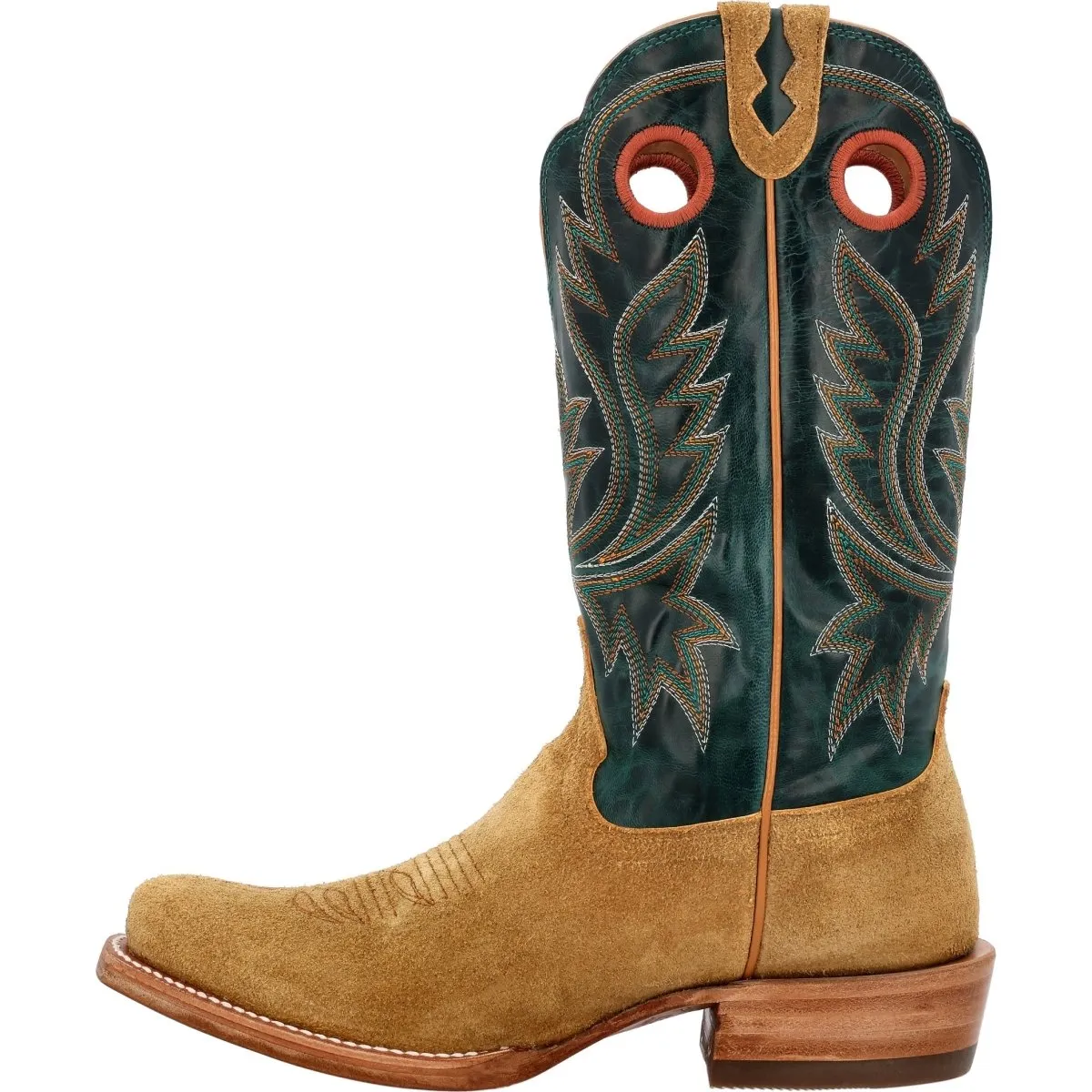 Durango PRCA Collection Men's 13" Western Boots Ddb0465 In Goldenrod And Deep Teal