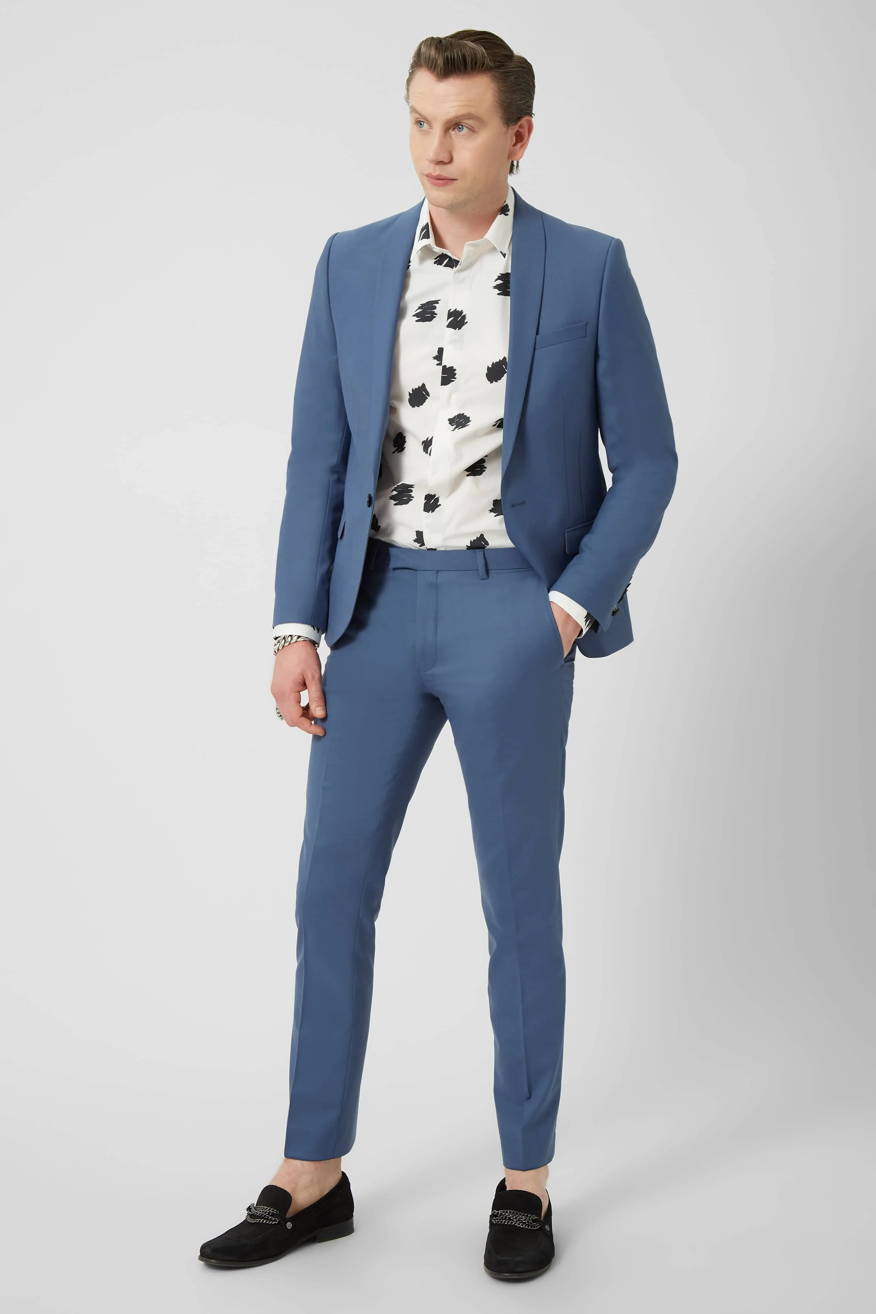 Ellroy Skinny Fit Indigo Blue Jacket - ARCHIVE