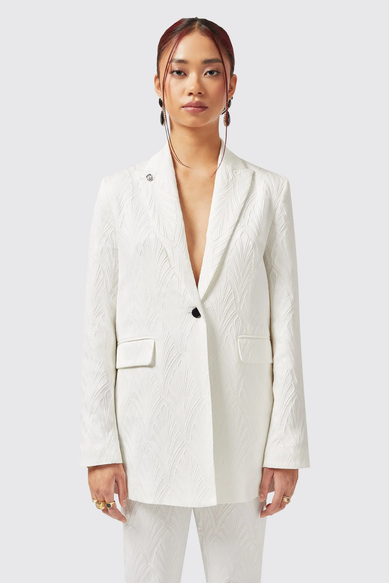 Fiore Slim Fit White Suit - ARCHIVE