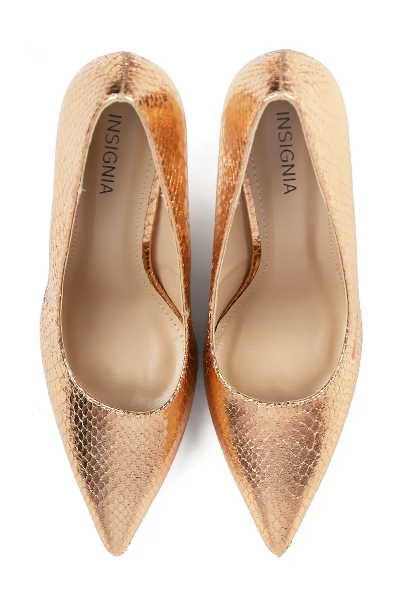 Formal Court Shoes I44433-Peach