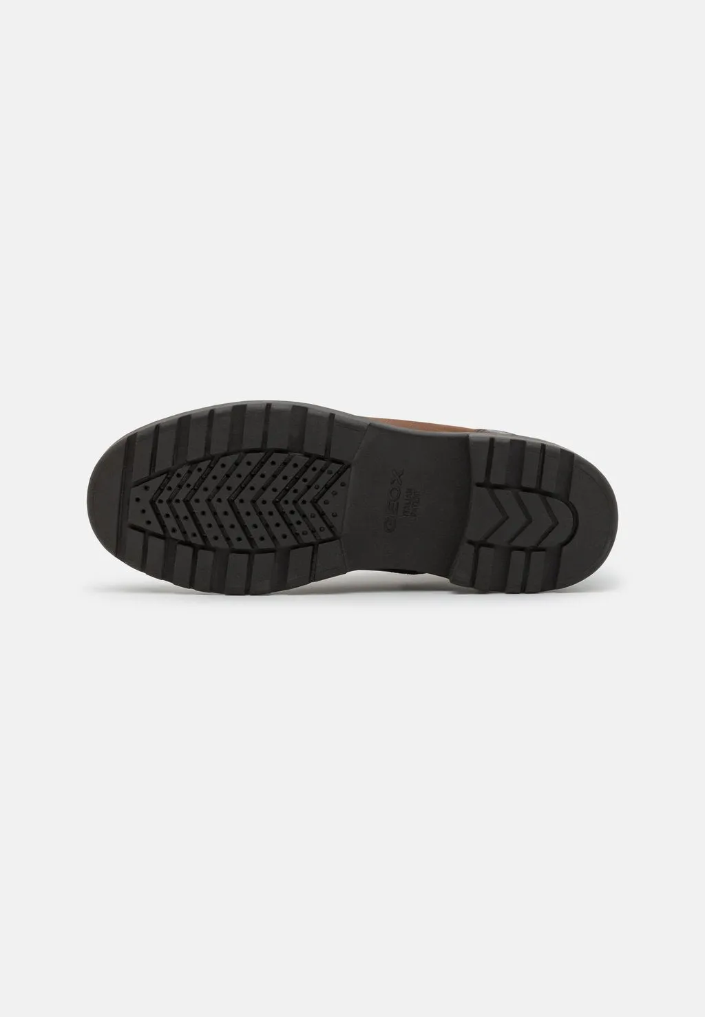 Geox dark coffee lace-up boots