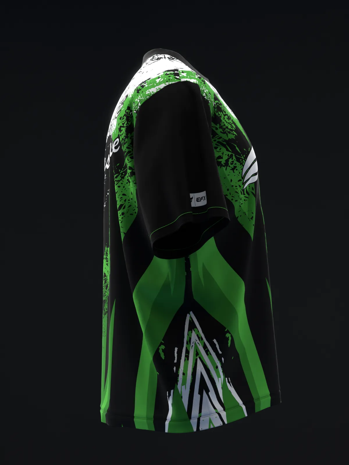 GRIKES - BLACK WHITE GREEN - BOWLING JERSEY