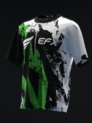 GRIKES - BLACK WHITE GREEN - BOWLING JERSEY