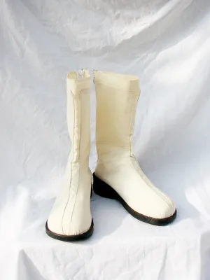 Hitman Reborn Lambo Cosplay Boots Shoes White