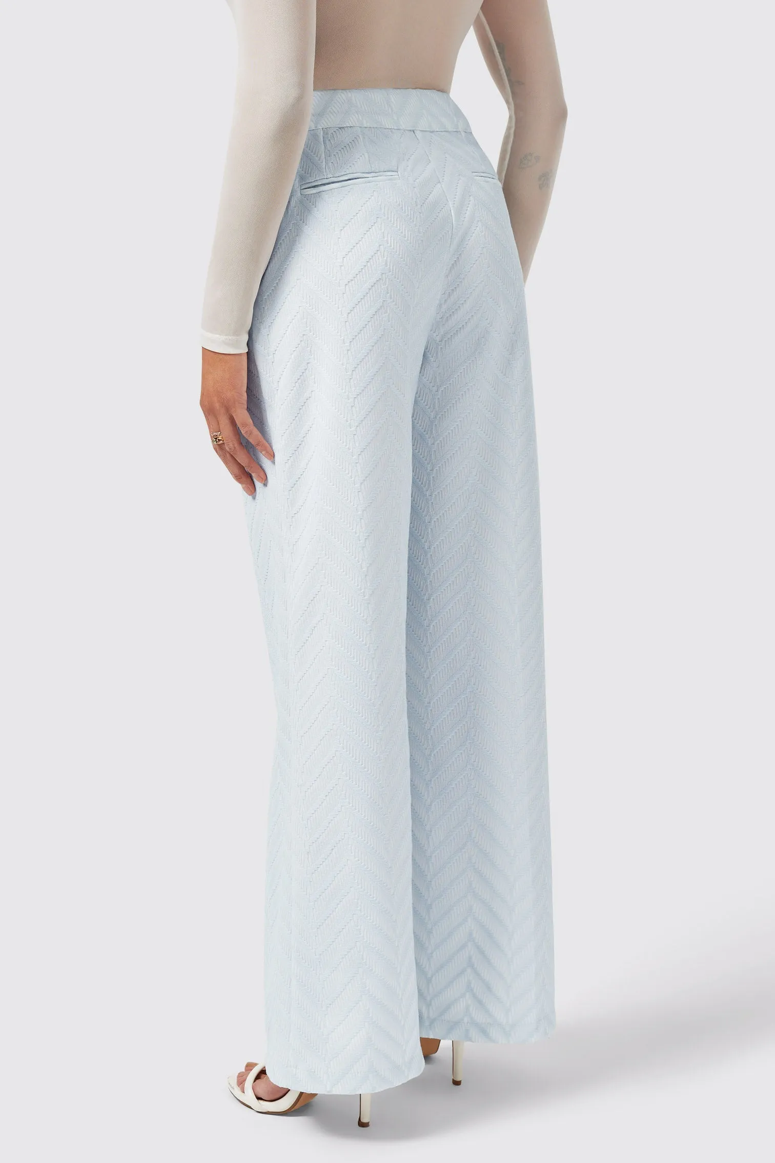 Iris Slim Fit Blue Trouser - ARCHIVE