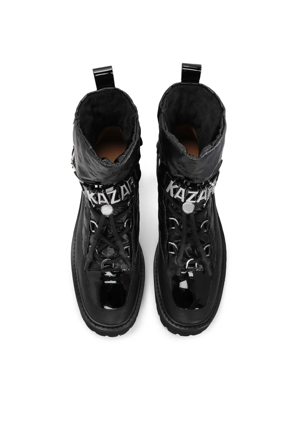 Kazar lace-up boots, black