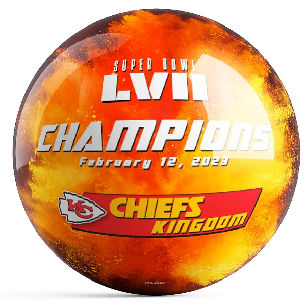 KC Chiefs SB LVII Championship Bowling Ball