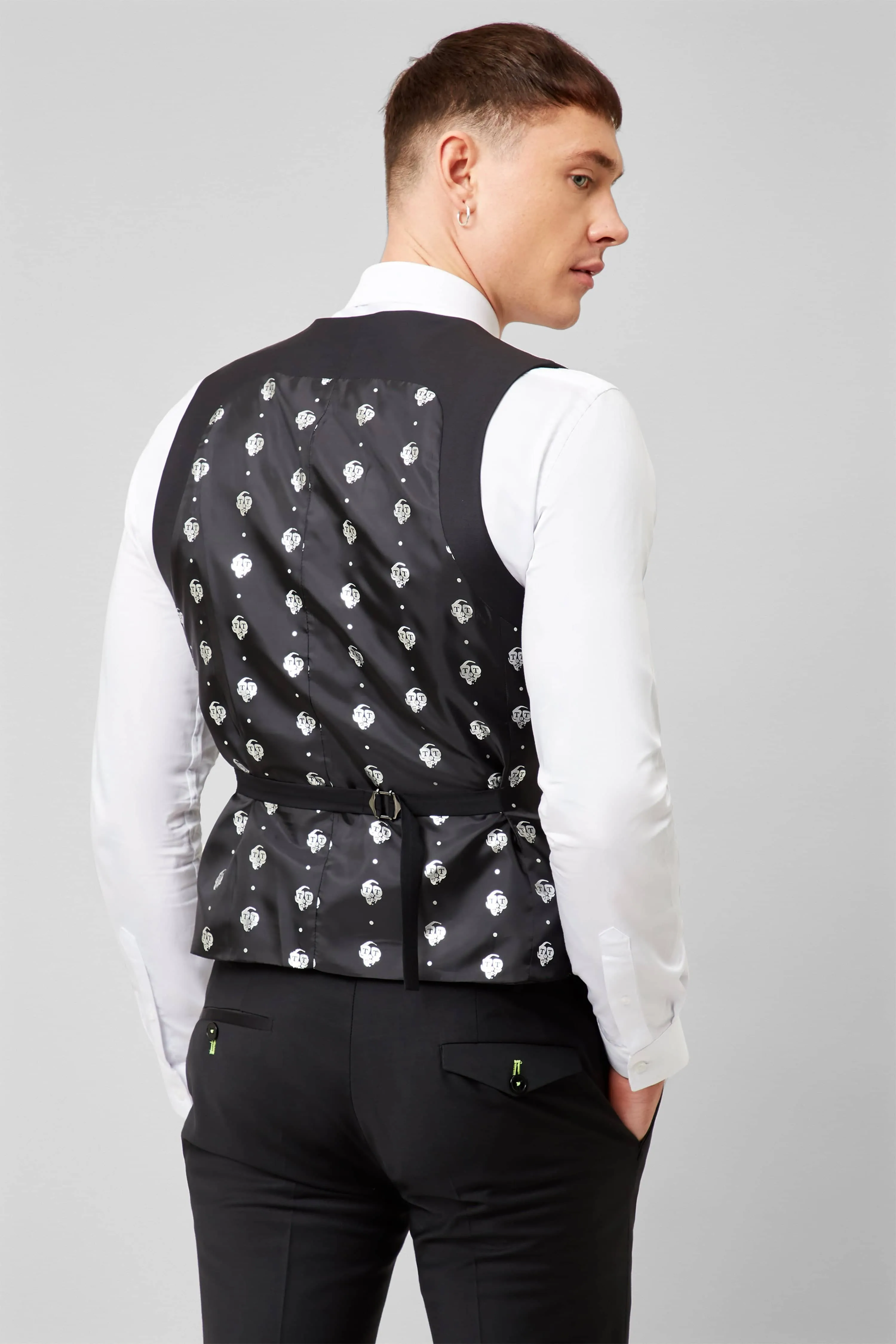 Kingdon Skinny Fit Black Dinner Suit