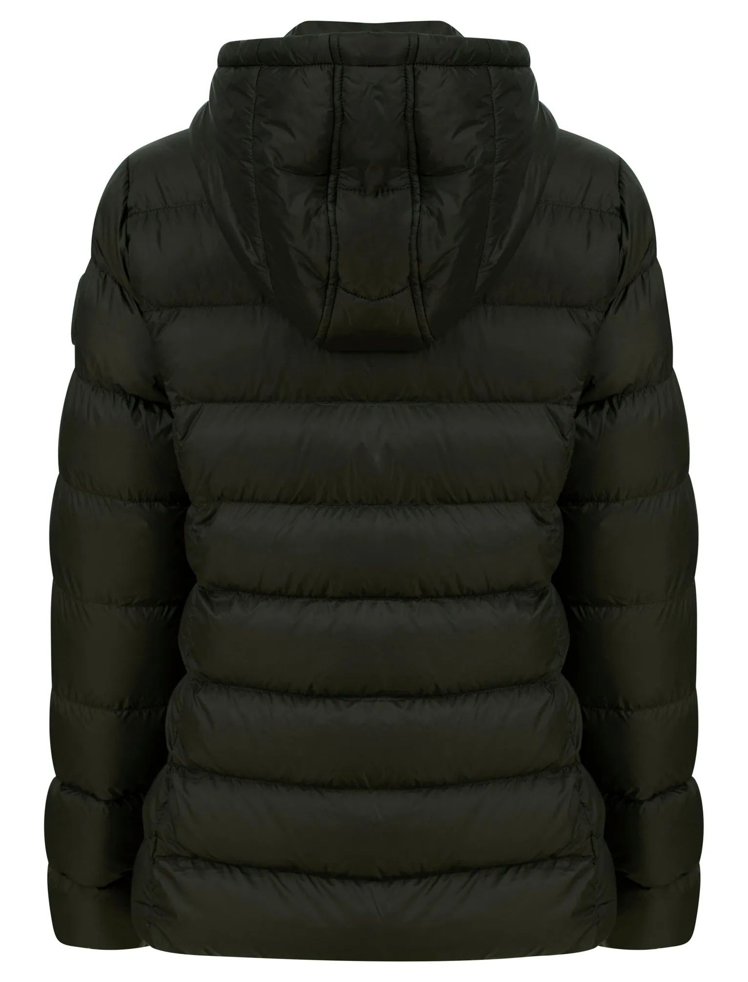 Markle Quilted Hooded Puffer Jacket in Khaki - Tokyo Laundry