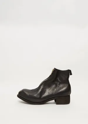 Men's Front Zip Boots PL1 — Black