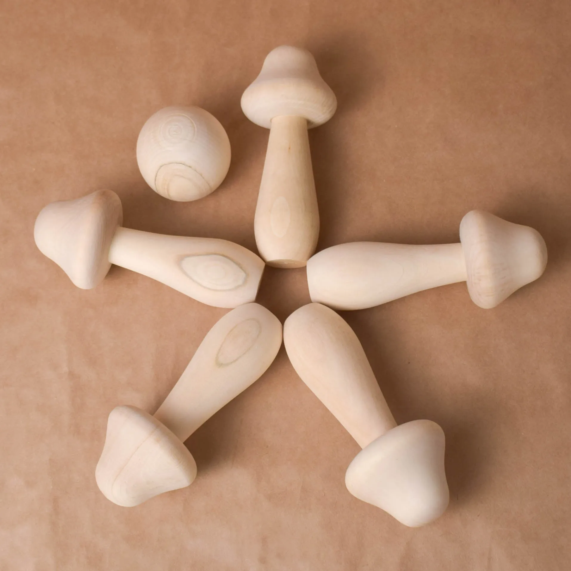 Mini Bowling Game with Mushrooms