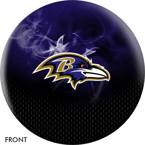 NFL on Fire Baltimore Ravens Bowling Ball