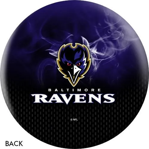 NFL on Fire Baltimore Ravens Bowling Ball