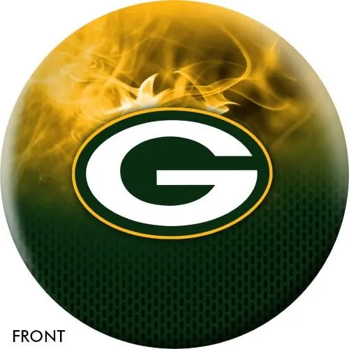 NFL on Fire Green Bay Packers Bowling Ball