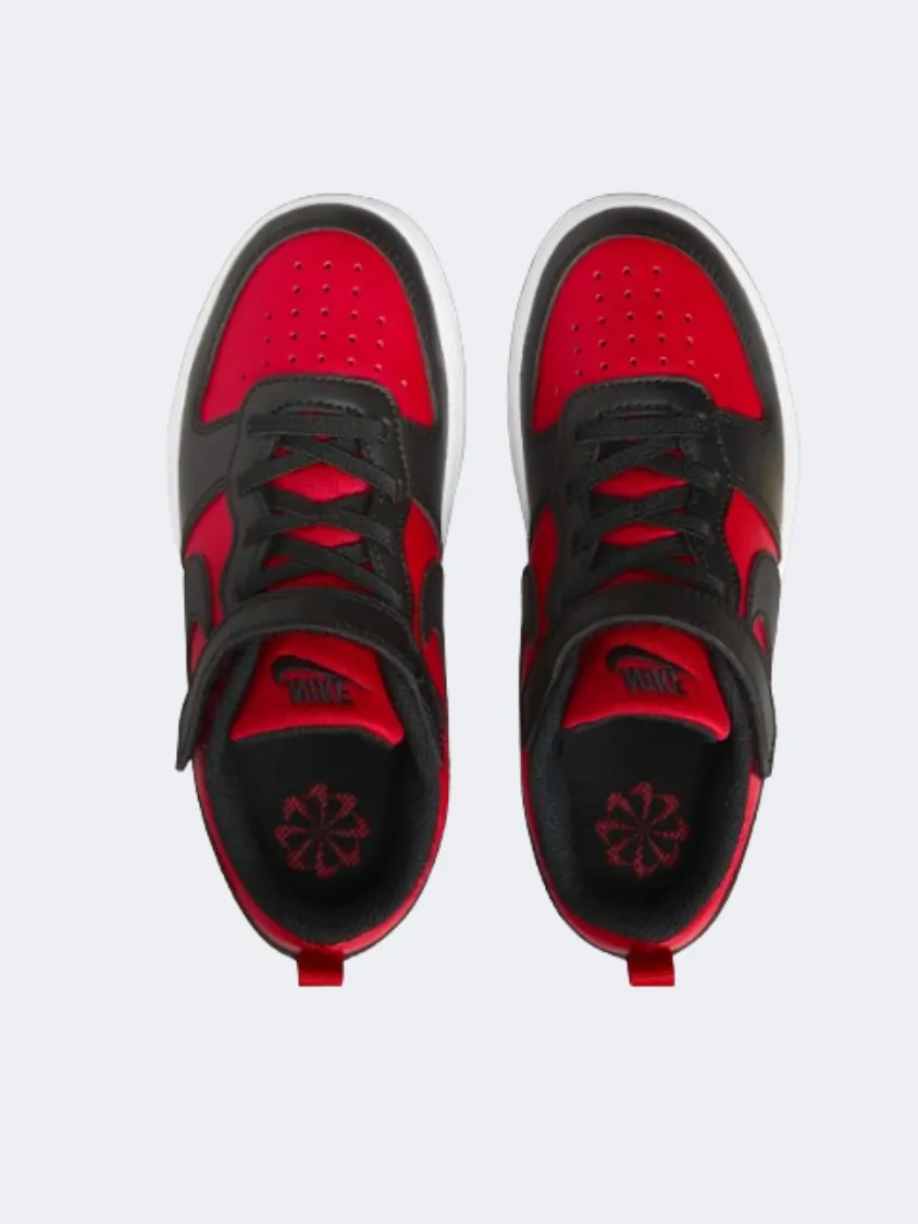 Nike Court Borought Recraft Ps-Boys Lifestyle Shoes Red/White/Black