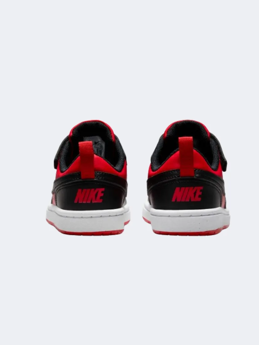 Nike Court Borought Recraft Ps-Boys Lifestyle Shoes Red/White/Black