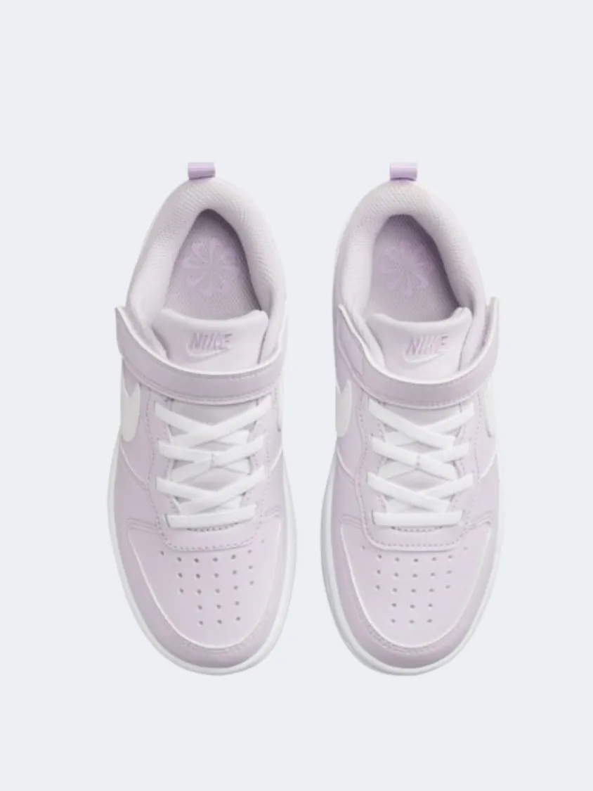 Nike Court Borought Recraft Ps Girls Lifestyle Shoes Grape/White Bloom
