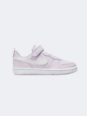 Nike Court Borought Recraft Ps Girls Lifestyle Shoes Grape/White Bloom