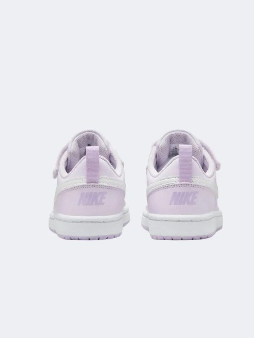 Nike Court Borought Recraft Ps Girls Lifestyle Shoes Grape/White Bloom