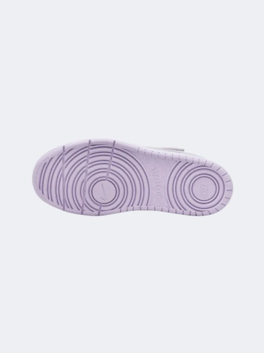 Nike Court Borought Recraft Ps Girls Lifestyle Shoes Grape/White Bloom