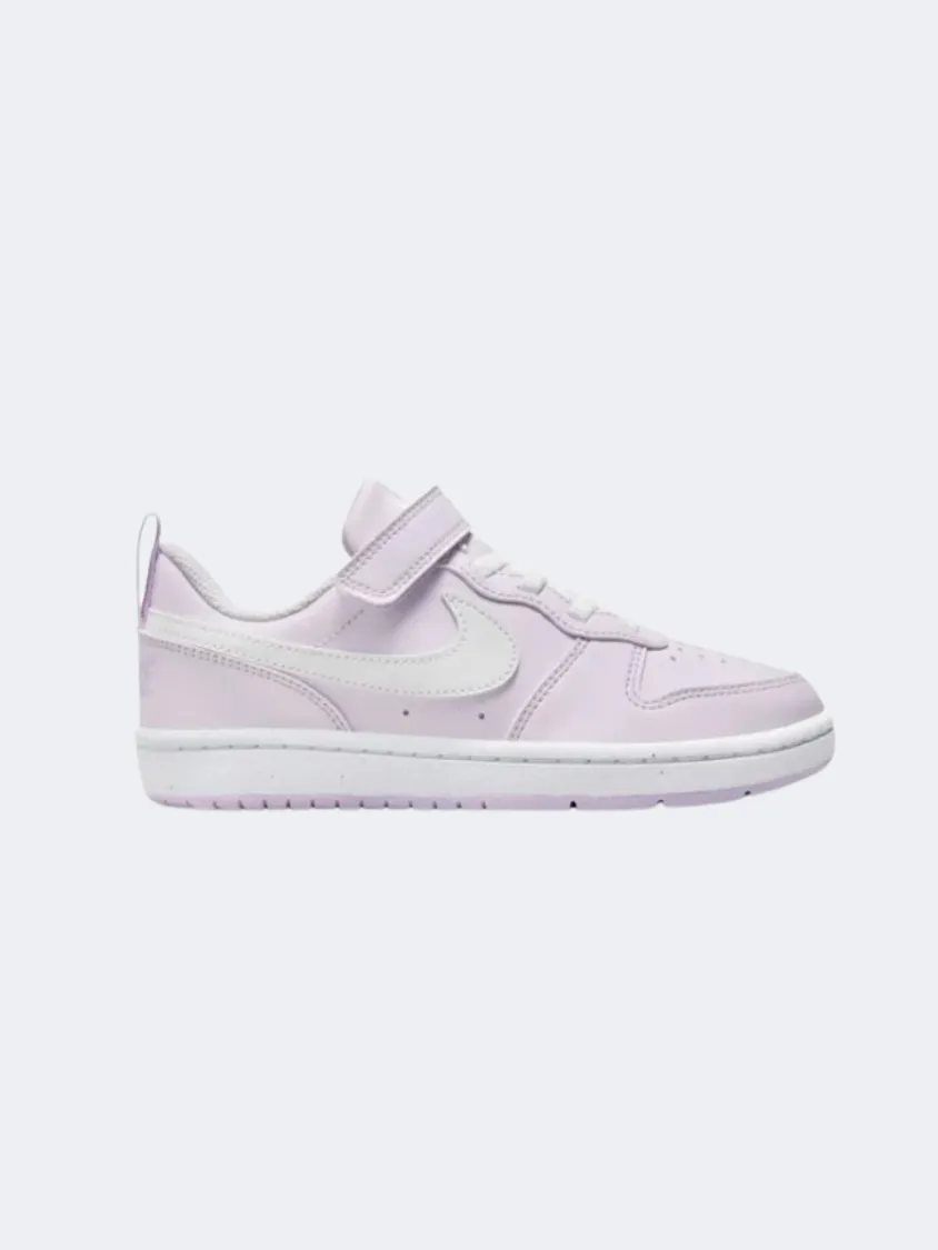 Nike Court Borought Recraft Ps Girls Lifestyle Shoes Grape/White Bloom