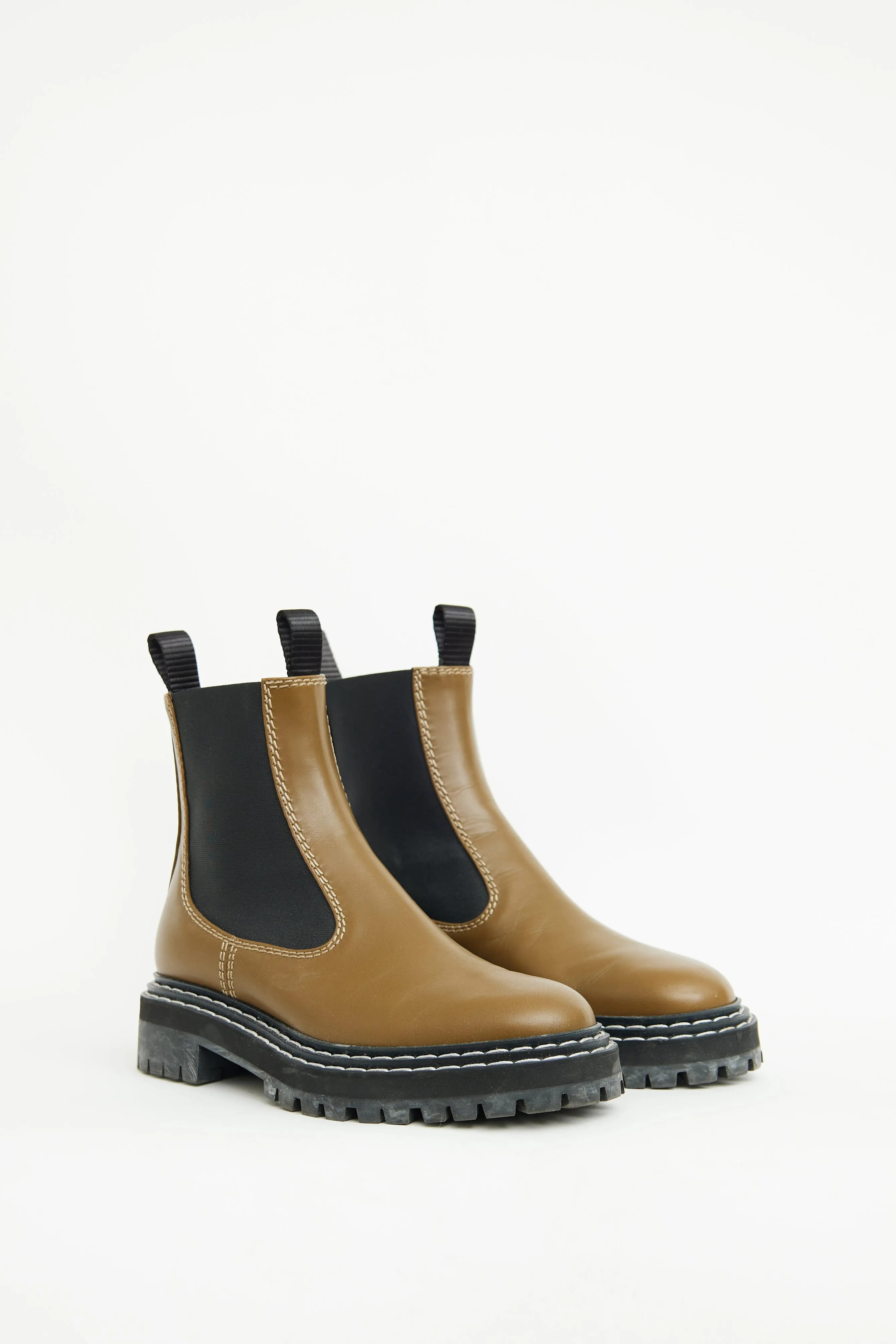 Olive Green Chelsea Boot
