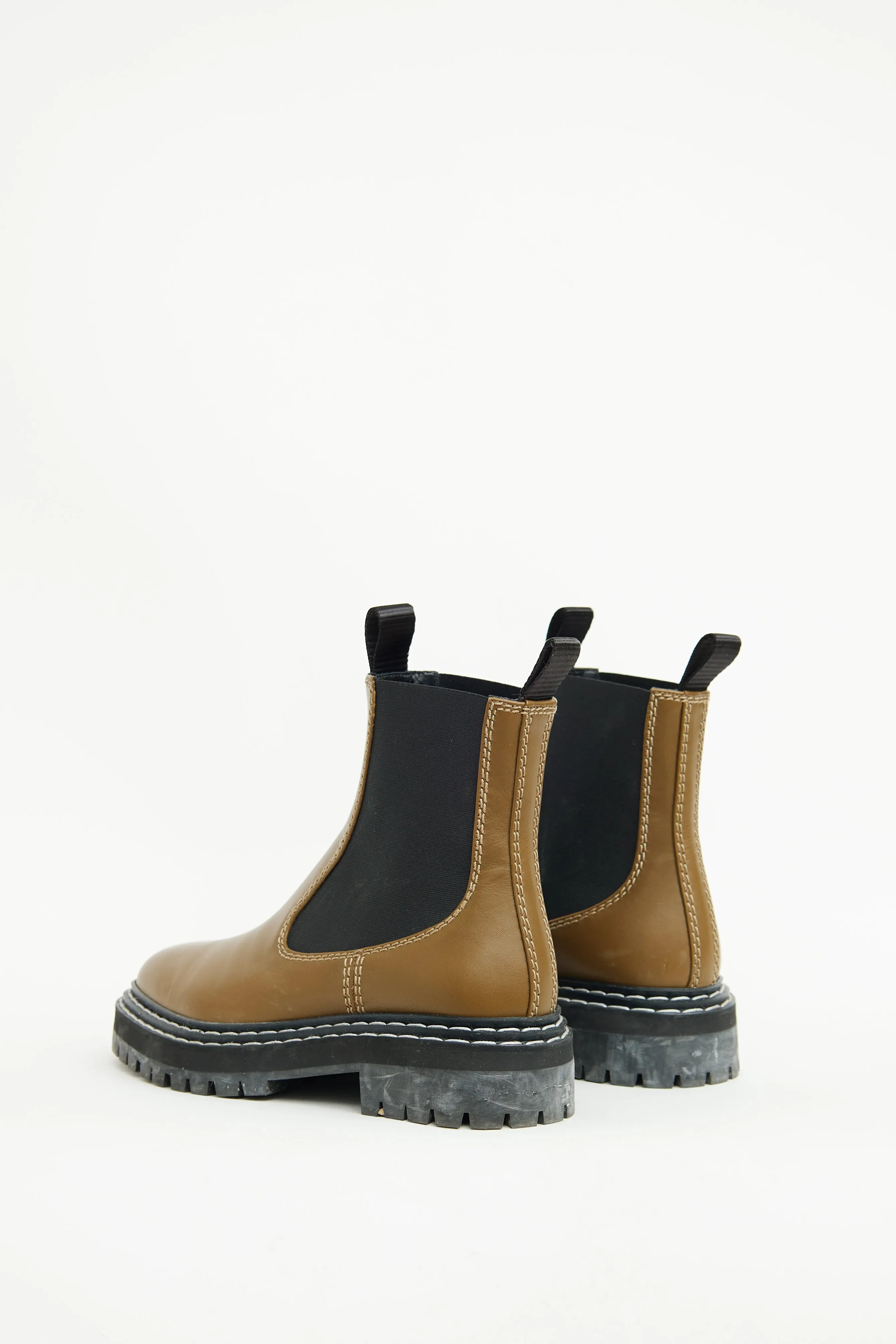 Olive Green Chelsea Boot