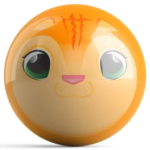 OnTheBallBowling Cat Bowling Ball by Brandon Starr