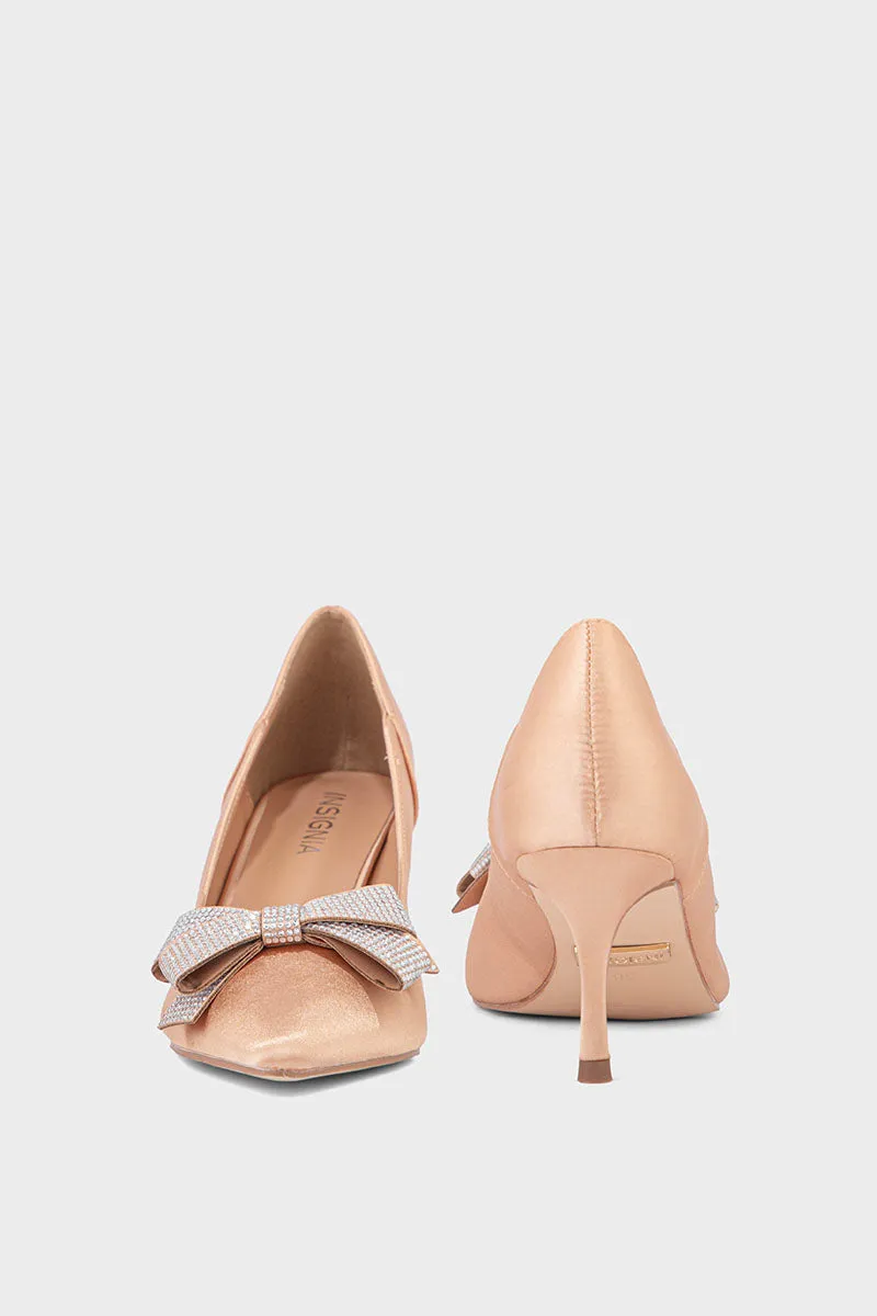 Party Wear Court Shoes IP5008-Peach