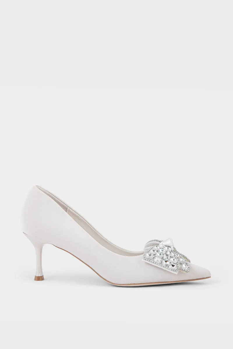 Party Wear Court Shoes IP5012-White